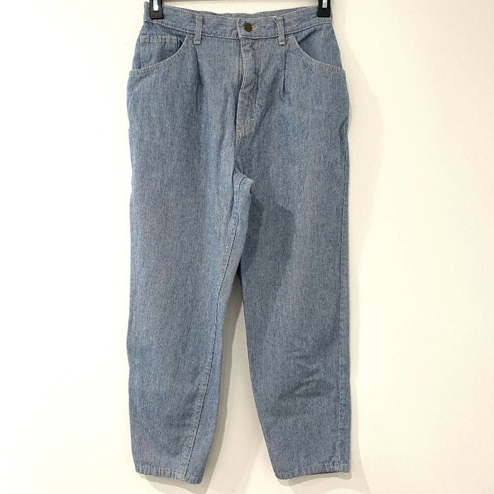 Lee Vintage 80’s Mom Jeans Pleated Tapered 14 Petite Retro 1980's 90's Y2K